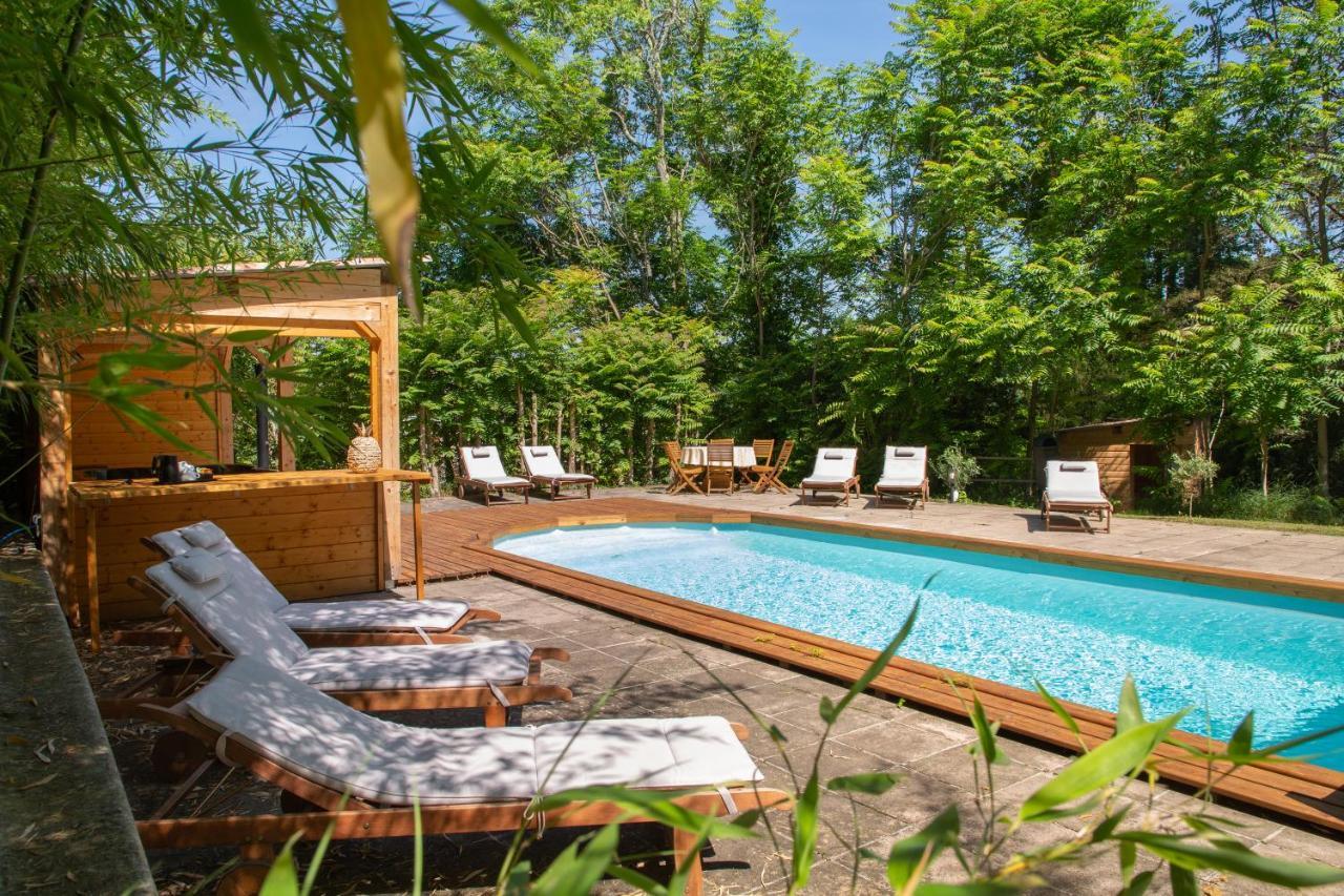 Chambre d'Hôtes Au Jardin Des Saveurs Acomodação com café da manhã Cordes-sur-Ciel Exterior foto